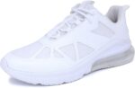 Men's Sneakers - Air Cushion Lace-Up Running Shoe - Lightweight and Comfortable Athletic Footwear for Everyday Wear and Fitness Training