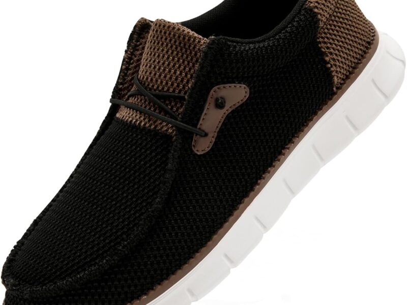 Mens Slip on Loafers Boat Shoes Non Slip Walking Sports Shoes Driving Shoes Casual Office Shoes Gym Lightweight able Shoes