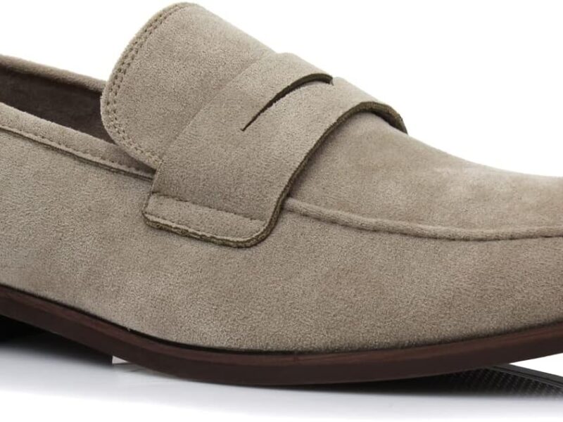 Classic Moc-Toe Penny Loafers for Men