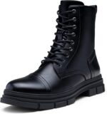 Men Boots Fashion High Top Motorcycle Boots Waterproof Boots for Men