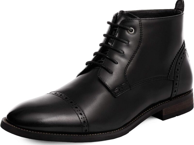 Men's Dress Ankle Boots Cap Toe Oxford Boot