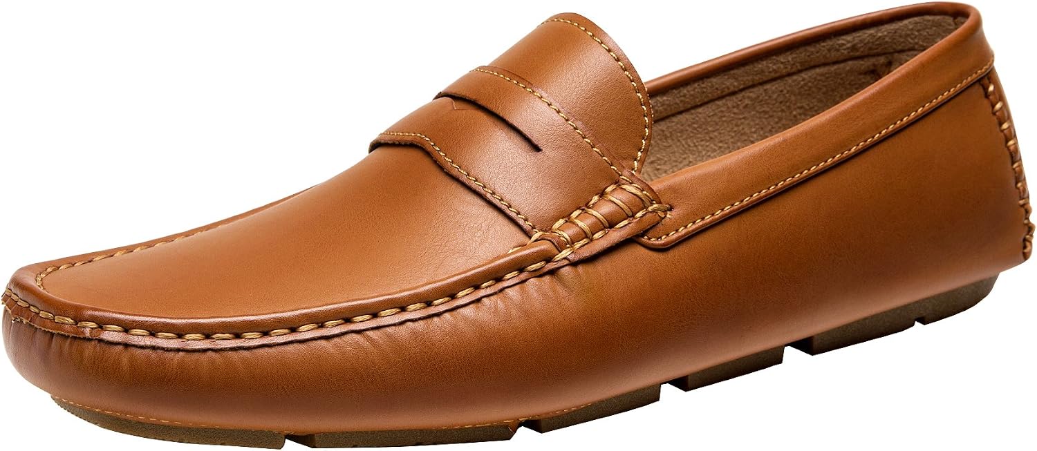 Men's Loafers Casual Slip On Shoes Soft Penny Loafers for Men Lightweight Driving Boat Shoes