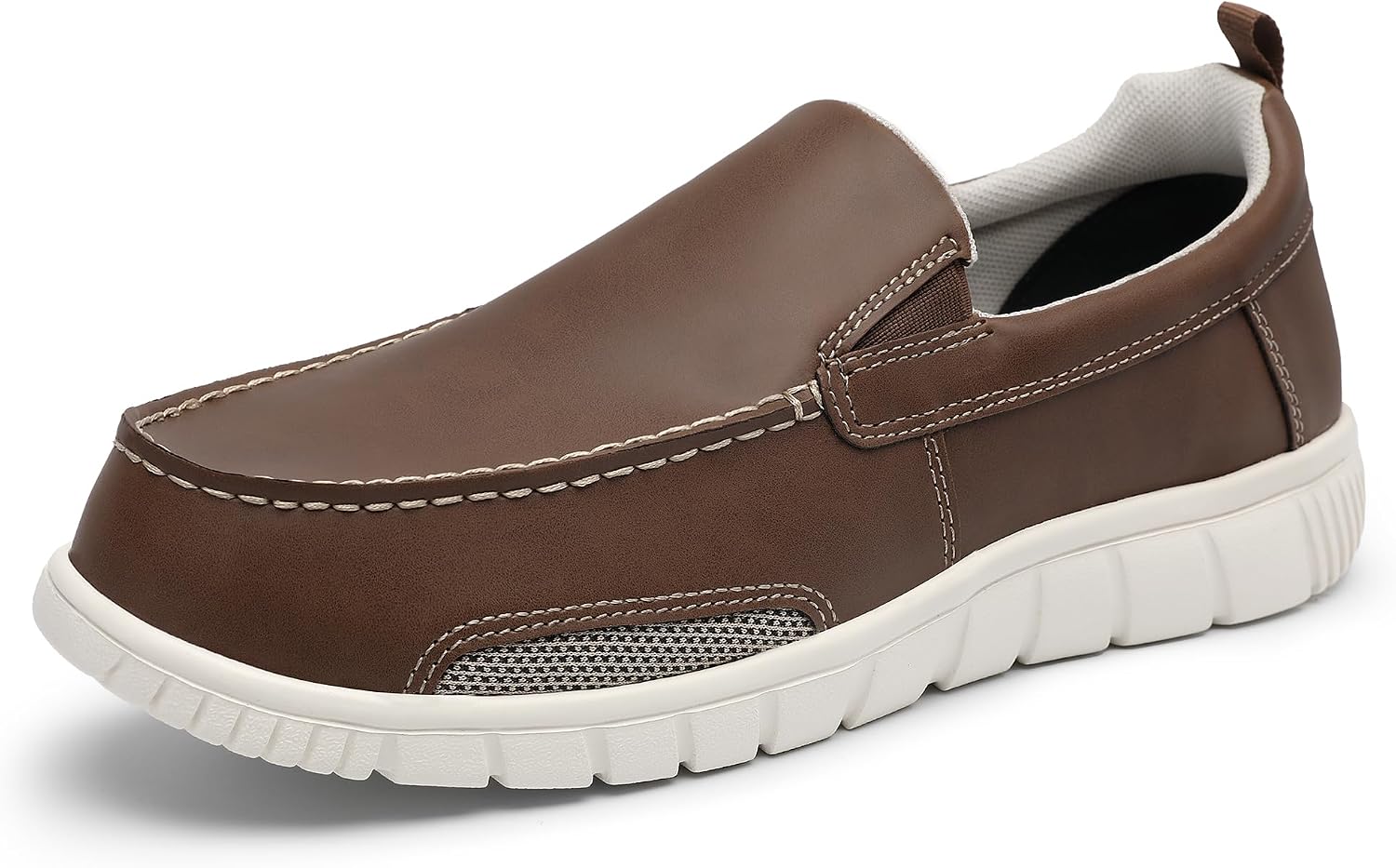 Mens Fashion Sneakers Boat Shoes Slip On Men Loafer Shoes Stylish Casual Loafers Deck Shoes for Men