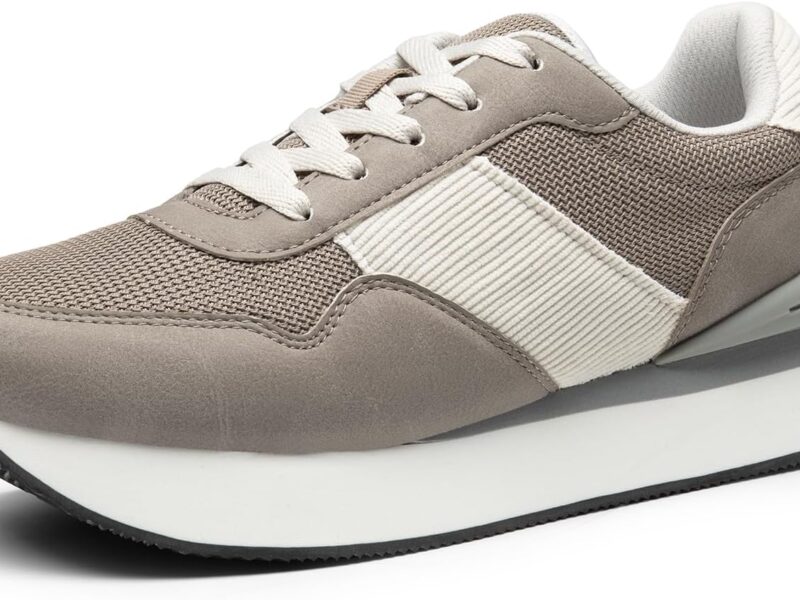 Sneakers g Platform Chunky Comfortable Lightweight Lace Up Casual Fashion Sneaker