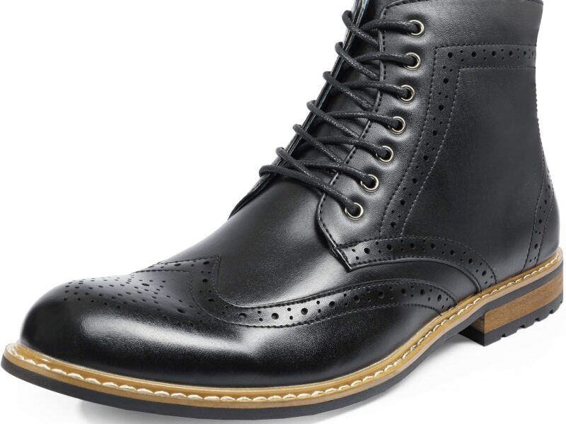 Men Dress Ankle Motorcycle Boots