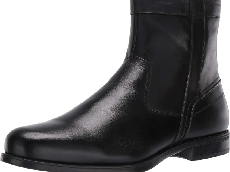 Men's  Plain Toe Zip Boot Fashion
