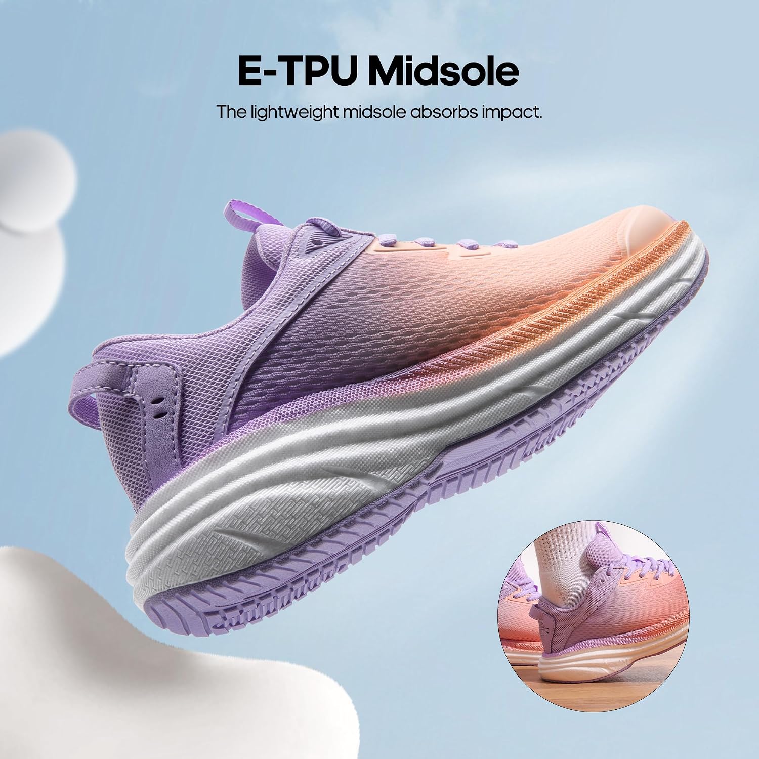 Running Walking Tennis Shoes fe Comfortable Cushioning Non-Slip Breathable Athletic Gym Workout Cross Trainer Jogging Sneakers - Image 2