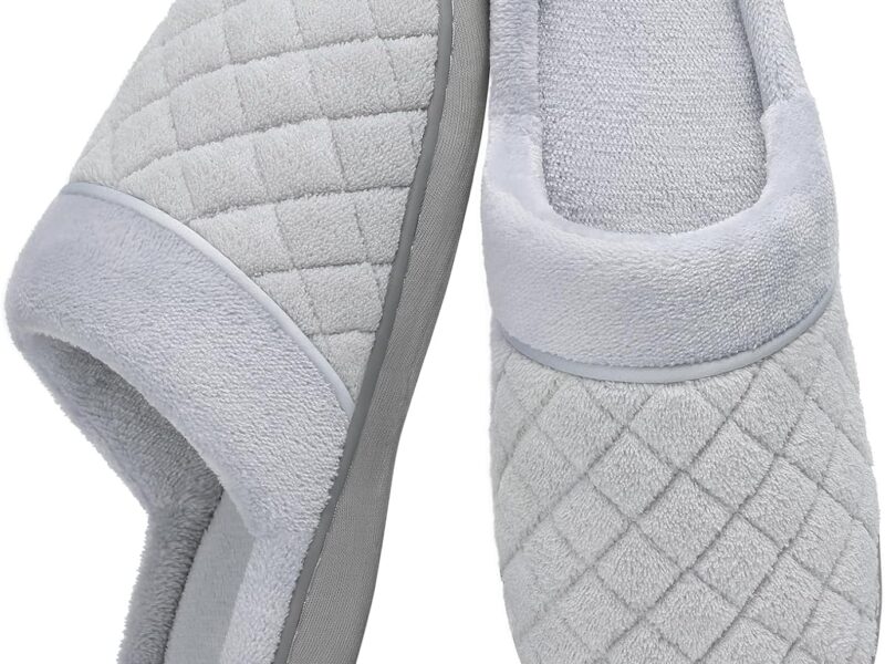 Unisex House Slippers for Women Men Memory Foam Indoor Bedroom Shoes