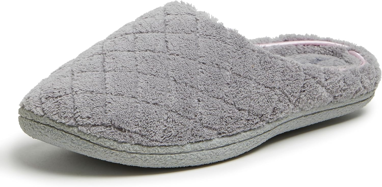womens Washable Memory Foam Terry Clog With Wide Widths