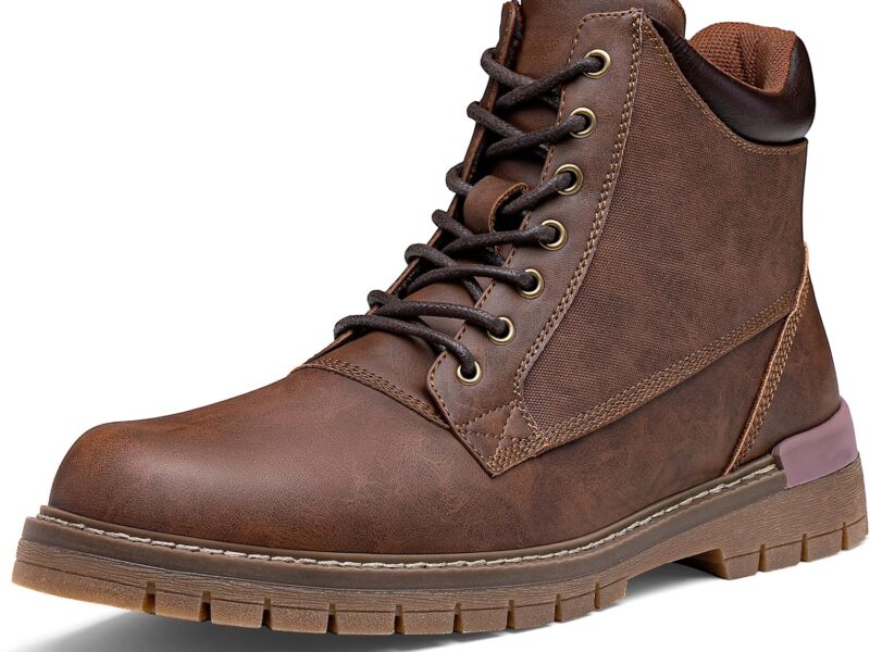 Mens Boots Fashion Casual Boot Hiking Zipper  Boots for Men